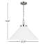 Luminaire suspendu conique 1 lumière Arnell par Chapman & Myers-57524229-57524230