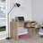 Modern Study Desk with Numerous Shelves, 47.2 x 29.5 x 23.6 inches | 100% Melamine Coated Particle Board, Wall-Mountable | Additional Storage, Stylish & Functional Design for Home Office-1292528306-1292528311