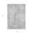 3' X 5' Gray Abstract Washable Indoor Outdoor Area Rug