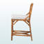 Tabouret de bar Jada en rotin naturel