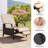 Maracle Wicker Patio Chair Reclining Cushioned-673850078