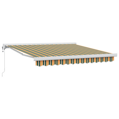 Ebern Designs Polyester Cover Retractable Patio Awning