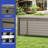 Edrosie Inc 55.1'' W 120 Gallons Water Resistant Resin Lockable Deck Box-101939819