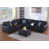 Black Faux Leather selected