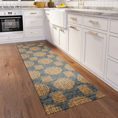 Volkard Chenille Washable Geometric Rug