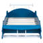 Twin Red Race Car Platform Bed With Wheels, High - Quality Plywood And , Side Rails For Security, Comfortable Sleep Experience, 98.7" X 41.7" 26.5" Size, Assembly Needed Functional,-472219269