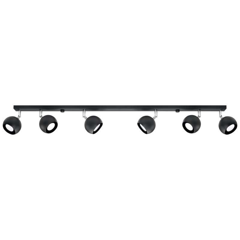 Caraballo Spotlight, Black, 15cm H x 120cm W x 10cm D