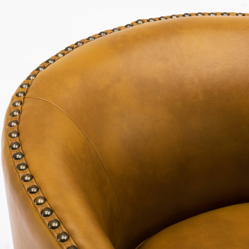 Fauteuil pivotant Trenton, Chameau