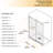 Gargy 57-60 in W x 78 in H Frameless Shower Door with Advanced Closing System-98222883-132723951