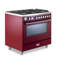Verona Ultima 36" 5 Burner Single Gas Range-1949612712