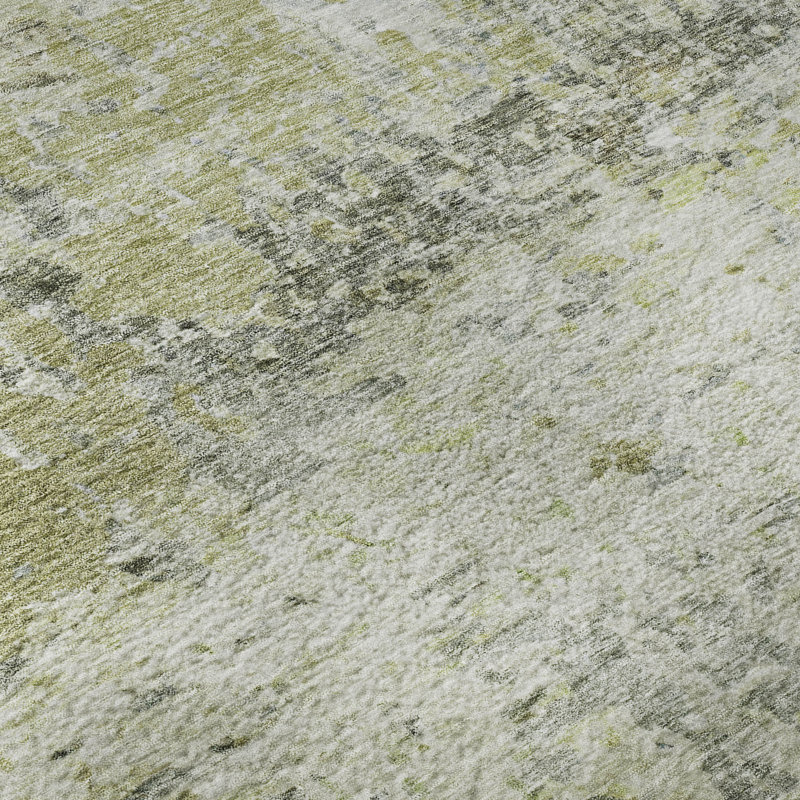 Tapis moderne lavable à la machine Premium Premium AMD1129, Rectangle 10 pi x 14 pi