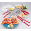 Craquelin de homard rouge Nantucket, aluminium