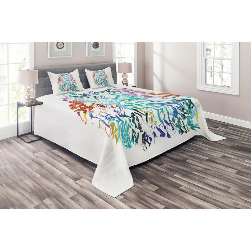 Farmhouse / Country Abstract Coverlet
