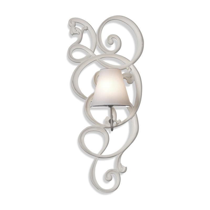 Manufactured Wood Armed Sconce