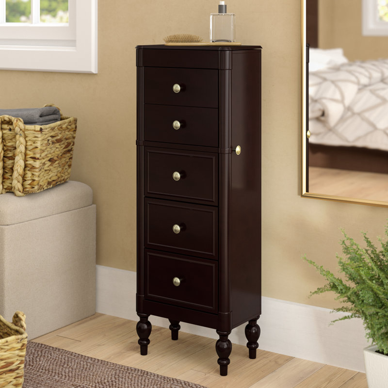 Armoire à bijoux avec miroir