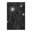 Tapis doux et moelleux moderne et contemporain Starburst en gris - reliure noire-1697786020