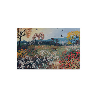 Across Autumn Meadow par Jo Grundy - impression non encadrée
