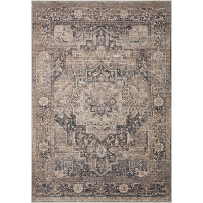 Tapis denim / sable Loloi Lyra