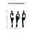 3pcs Modern Minimalist Human Figure Sitting Pose Resin Ornaments,-1407568885