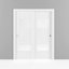 Portes blanches en verre givré Sete-58144827