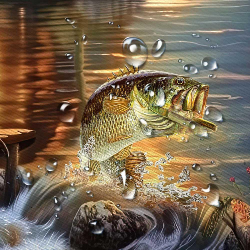 bass fish shower curtain hooks S- Hook Brass | Brass In this bright season fishing theme shower curtain hooks