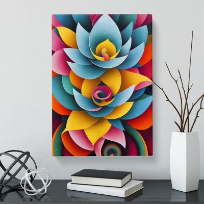 Drachten Floral Tibetan - Wrapped Canvas