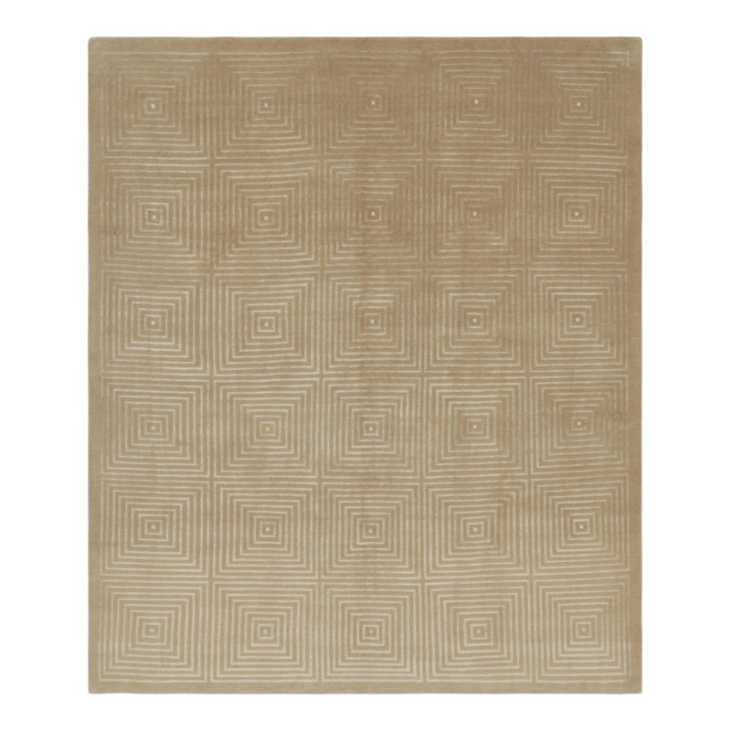 One-of-a-Kind Rectangle 8' X 9'4" Hand Knotted Area Rug