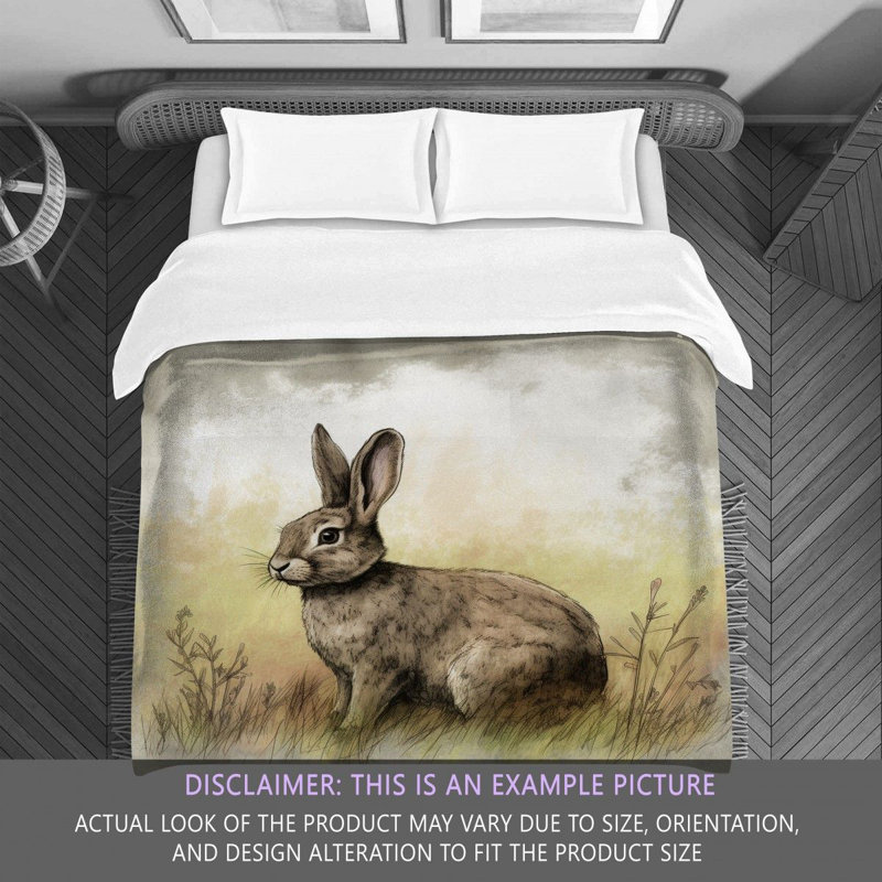 Bunny Grassfield Brandtly Polyester Comforter, Twin Extra Long Comforter