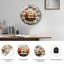 Horloge murale en verre 16 po