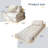 Folding Bean Bag Sofa Bed,Convertible Sleeper Bed & Portable Mattress with Pillow and Lumbar Support in Dorm,Bedroom, Apartment,Office,Compressed Packaging-359842018