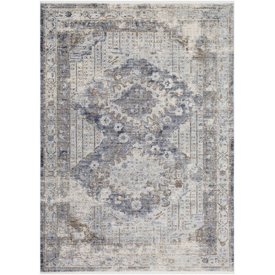 Bechtel Oriental Gray Area Rug