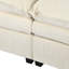 Canapé modulaire contemporain en chenille en U de 6 pièces Caldenridge avec dossier capitonné et coussins à double couche.-124237068