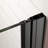 Pivot Swing Single Glass Panel Shower Door 34 In.W X 72 In.H