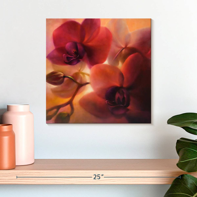 Harnek Orchids, 16" H x 16" W