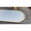 Oval Bathroom Mirror Wall Mounted Metal Frame Vanity Hang Vertically & Horizontally Decor-429494057