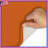 Solid Orange Background Bath Mat-317146418