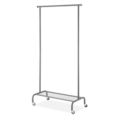 Whitmor Rolling Garment Rack - Gunmetal Gray