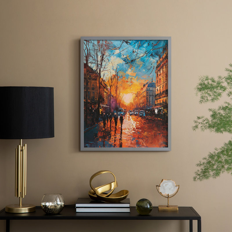LANDSCAPES Series CECXCII, reproduction encadrée - bois massif