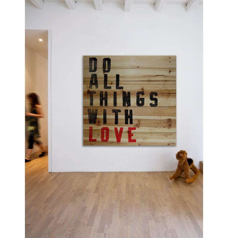 No Frame Print on Wood, 61cm H x 61cm W