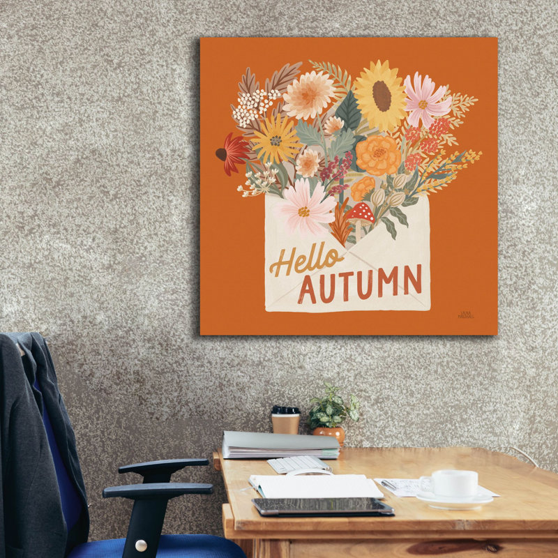 Toile épique «Autumn Meadow 4» par Laura Marshall, Epic Graffiti, 37 po x 37 po, H 37 po x l 37 po x P 1,5 po