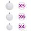 Artificial Christmas Tree with LEDs&Ball Set-102668133