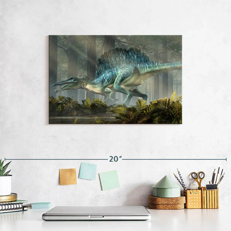 Crowle Panoramic Spinosaurus, 8" H x 12" W