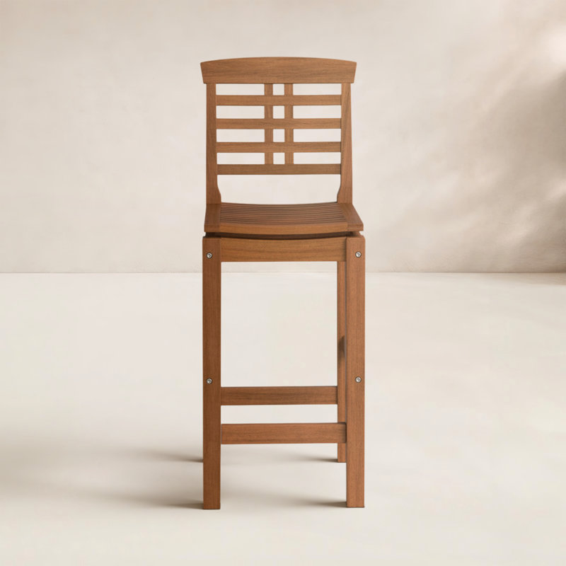 Benedetto Eucalyptus Outdoor 29.5'' Bar Stool