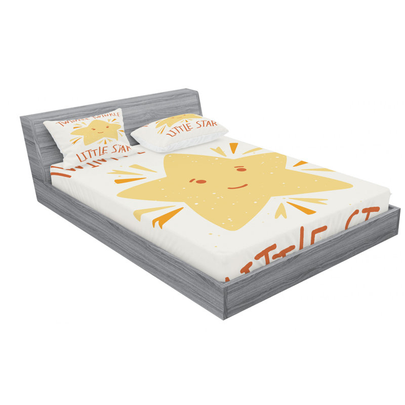 Nursery Microfiber Sheet Set, Full Sheet Set with Fitted Sheet