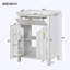 Ensemble de meuble-lavabo avec lavabo en céramique