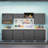 29.5" Wide Removable Tool Cabinet with Three Drawers, Black