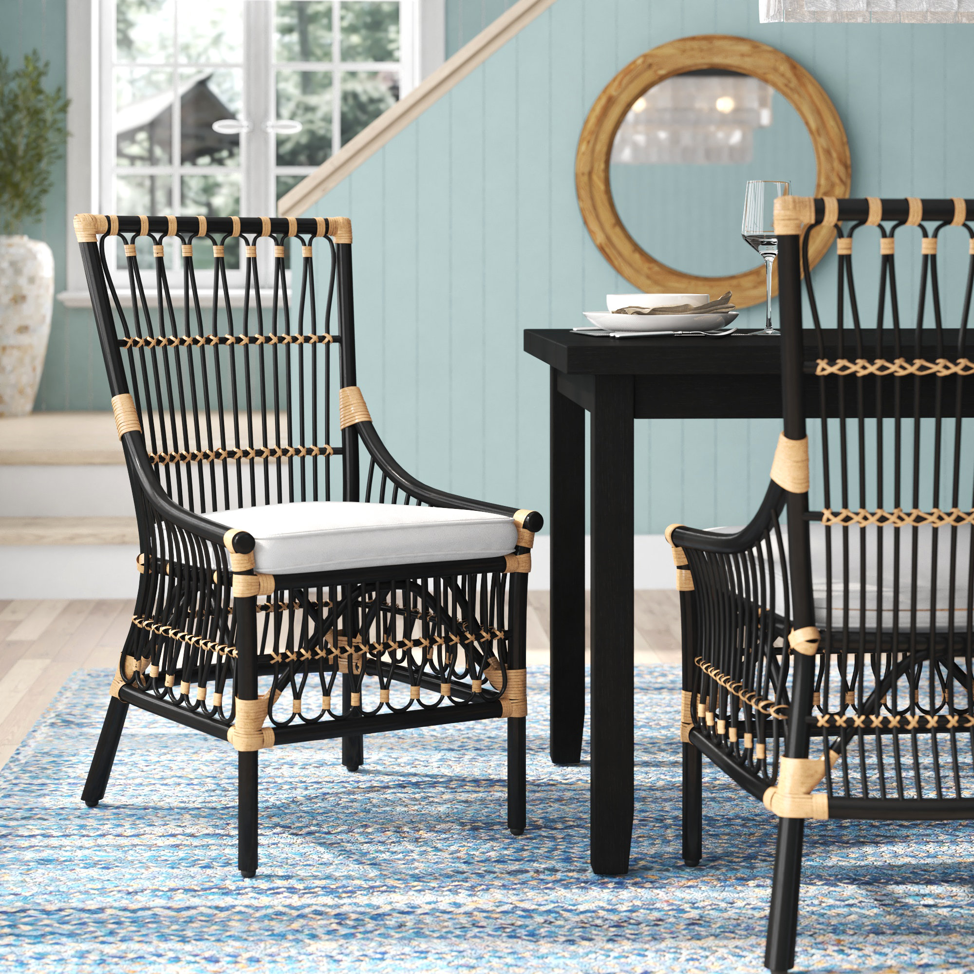 Bayou Breeze Zariyah Slat Back Side Chair & Reviews Wayfair