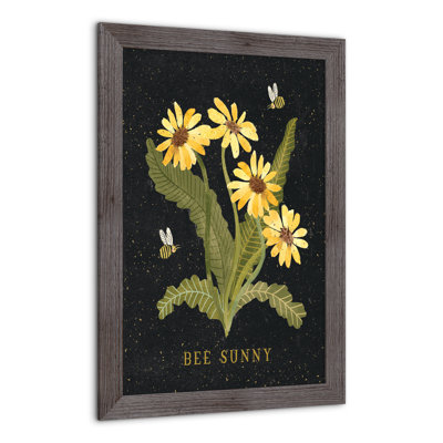 «Be Sunny», reproduction encadrée