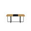 Ensemble de table de salle à manger 9 pièces 9 pièces, plateau de table fixe en fibre de bois bicolore et triamine de grain de bois avec 8 chaises en velours, ensemble de table de cuisine moderne pour 8 personnes, idéal pour les réunions de famille-20206322