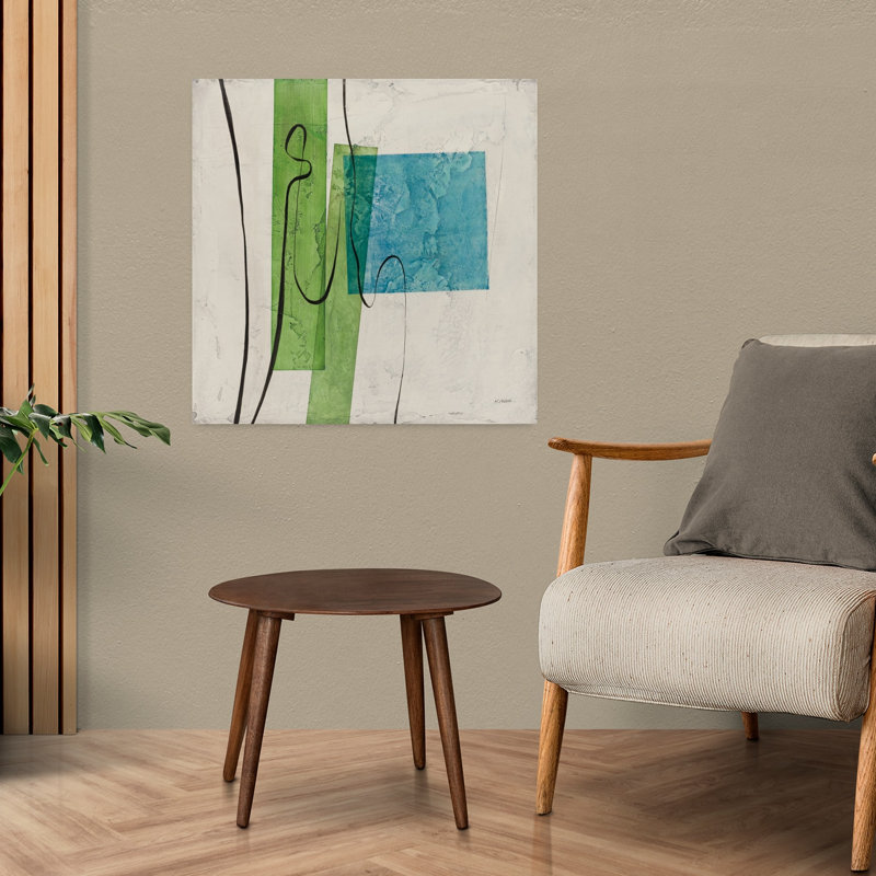 Harmonie I, art moderne abstrait, H 24 po x l 24 po